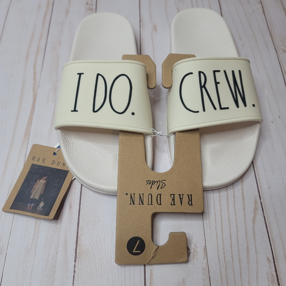 Rae Dunn NWT "I Do Crew" bridesmaid wedding slides - Picture 5 of 7